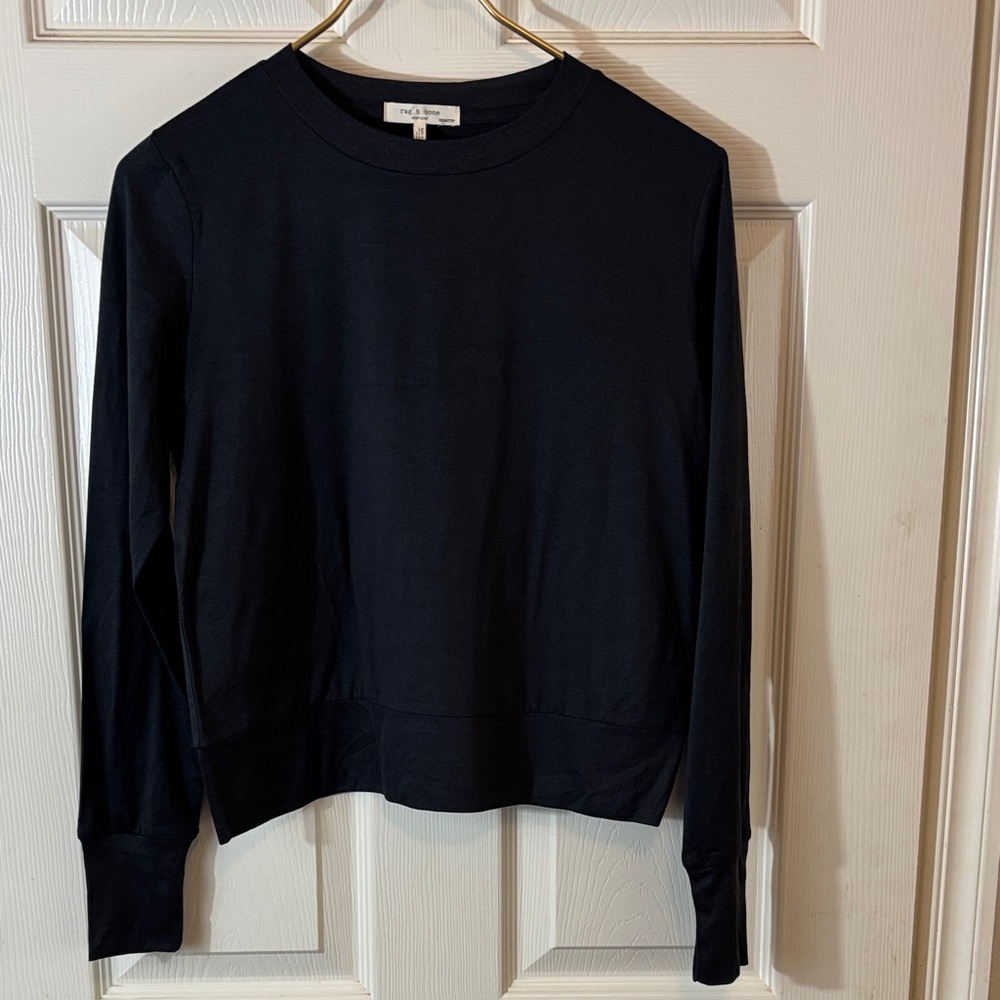 Rag & Bone Classic Black top shirt XXS